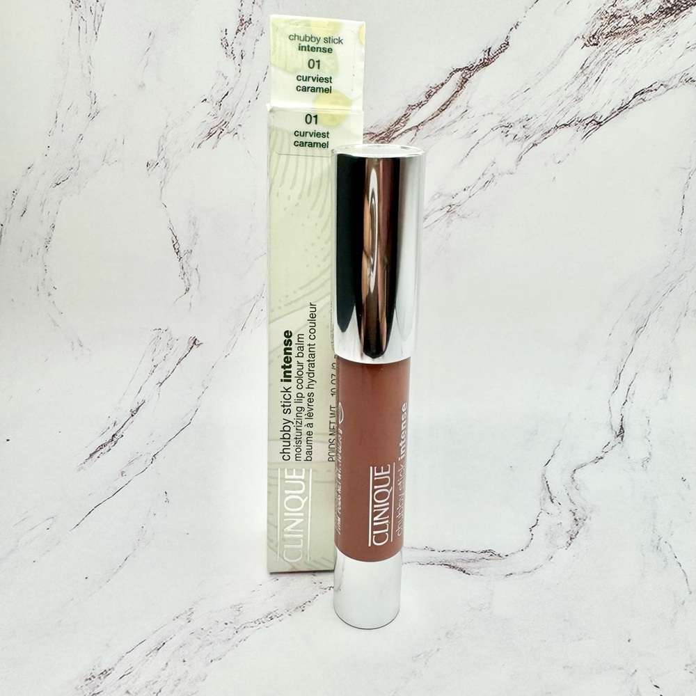 CLINIQUE Chubby Stick Moisturizing Lip Colour Balm - “Curviest Caramel”